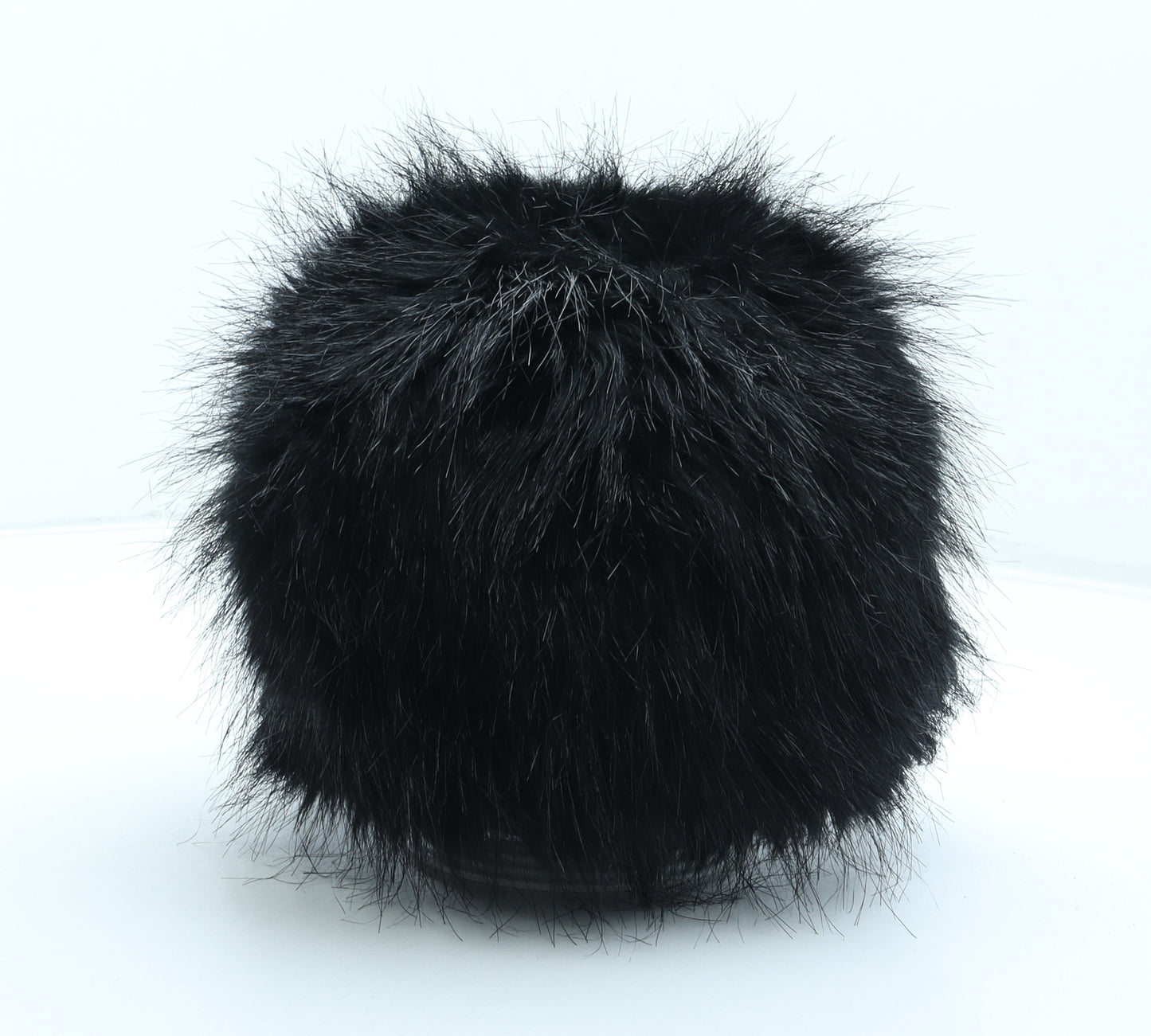 M&Co. Womens Black Acrylic Cossack One Size - Faux Fur