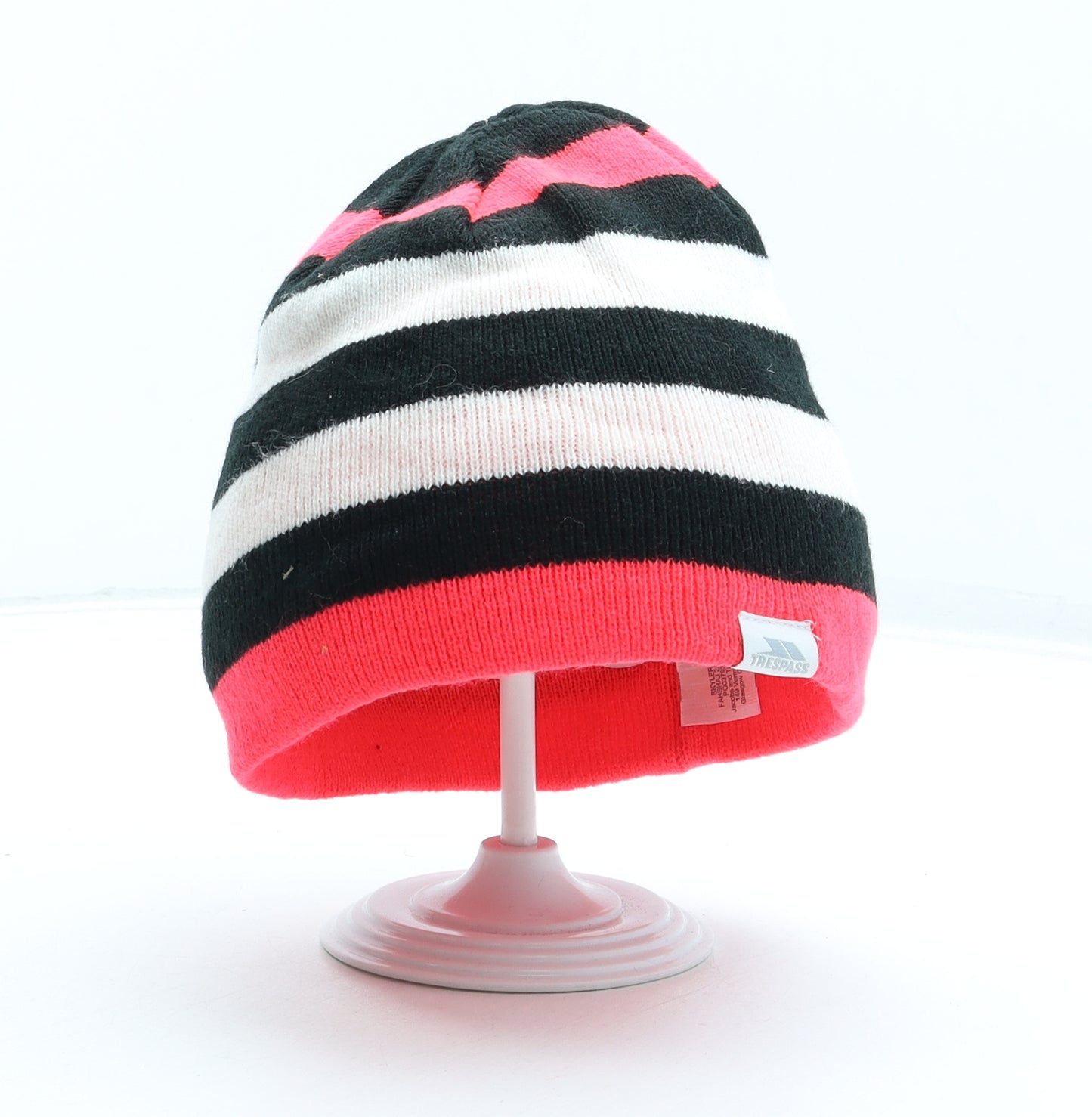 Trespass Womens Multicoloured Striped Acrylic Beanie One Size