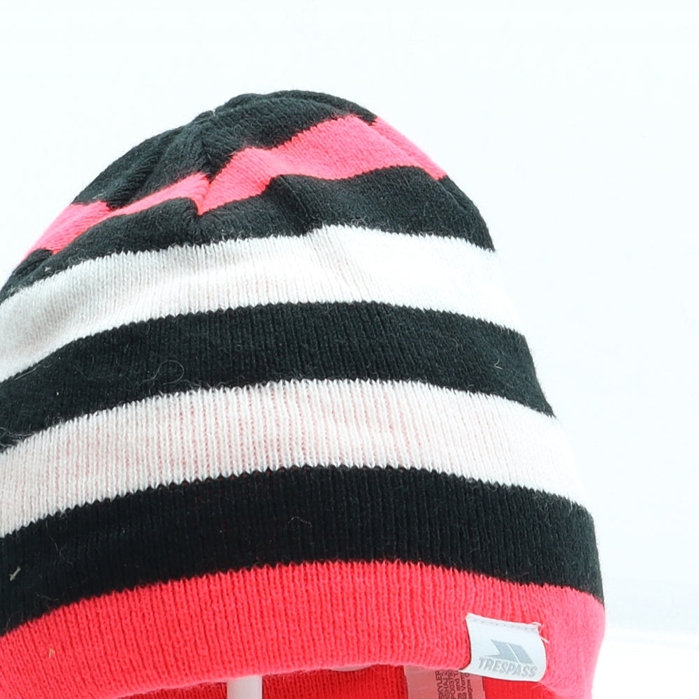 Trespass Womens Multicoloured Striped Acrylic Beanie One Size