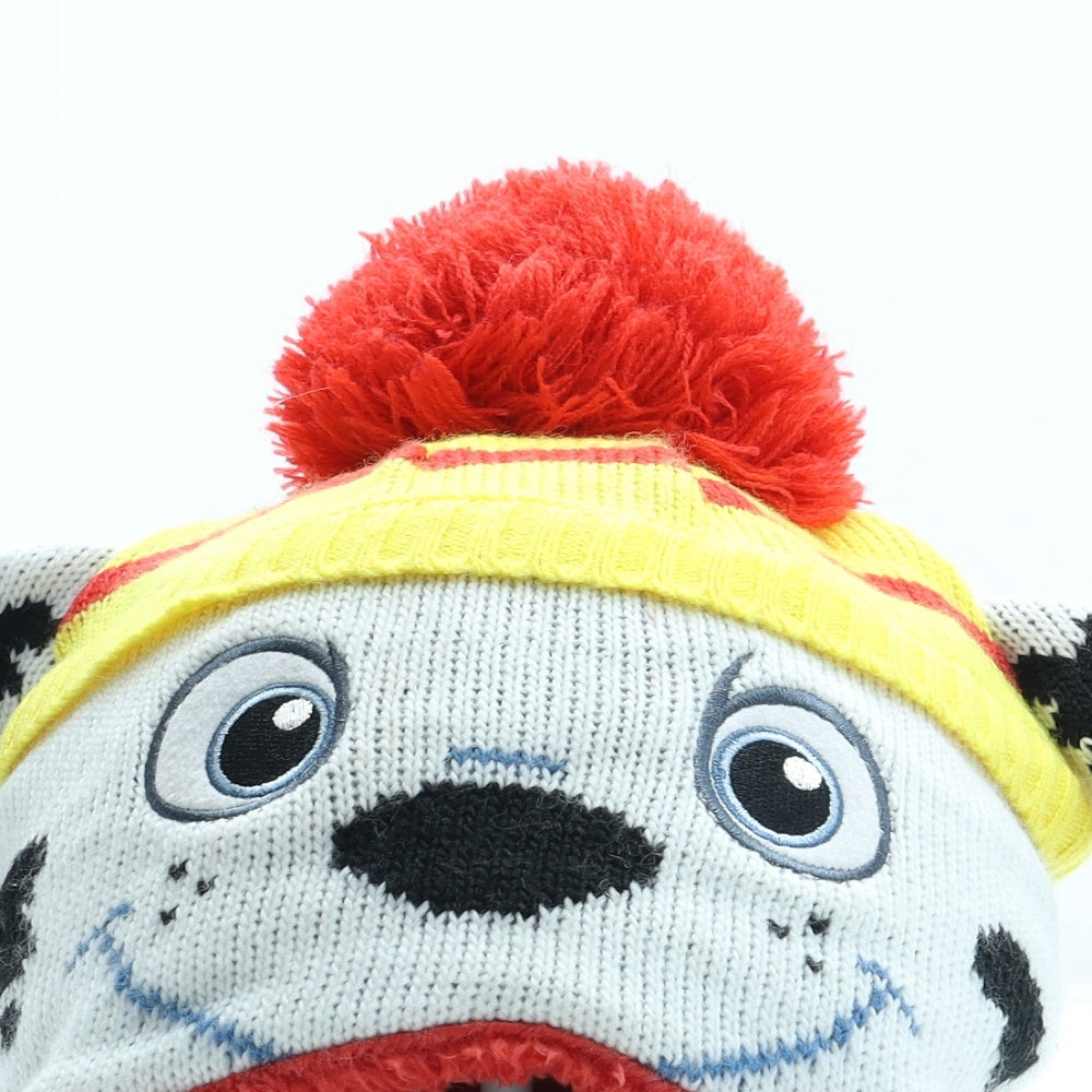 TU Boys Multicoloured Geometric Acrylic Bobble Hat One Size - Paw Patrol Size 3-6 years