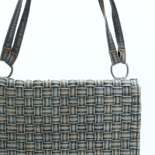 Miss Sixty Womens Blue Cotton Crossbody Size Small - Bag depth 1cm