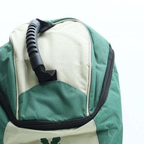 National Trust Womens Green Colorblock Polyester Backpack Size Large