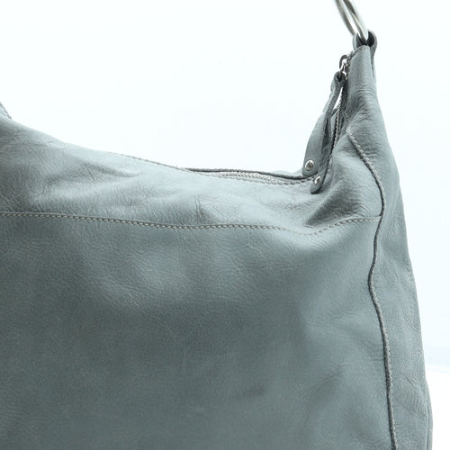 Roots Womens Blue Leather Crossbody Size Medium
