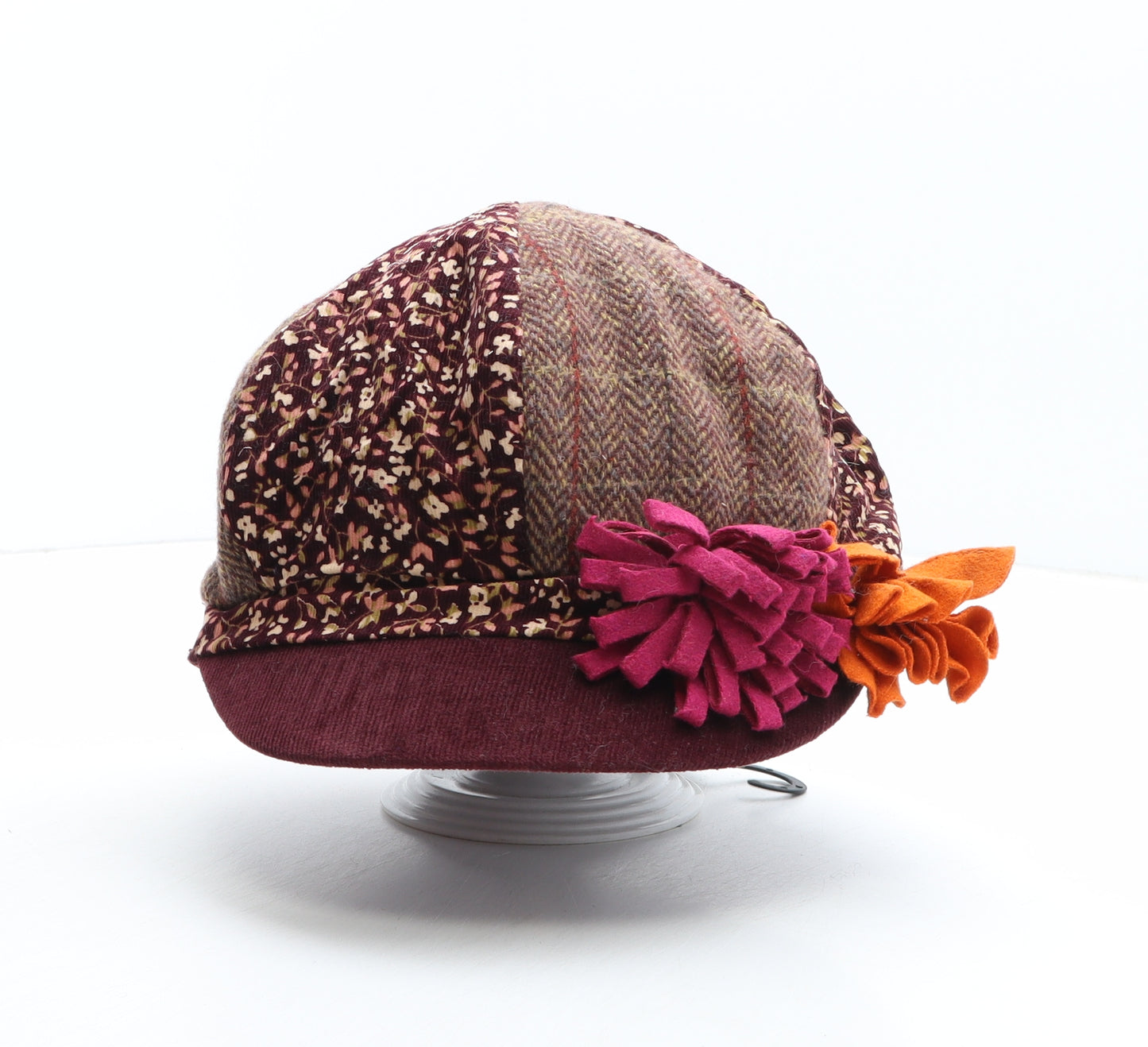 NEXT Womens Multicoloured Floral Polyester Peaked Cap One Size - Flower Detail