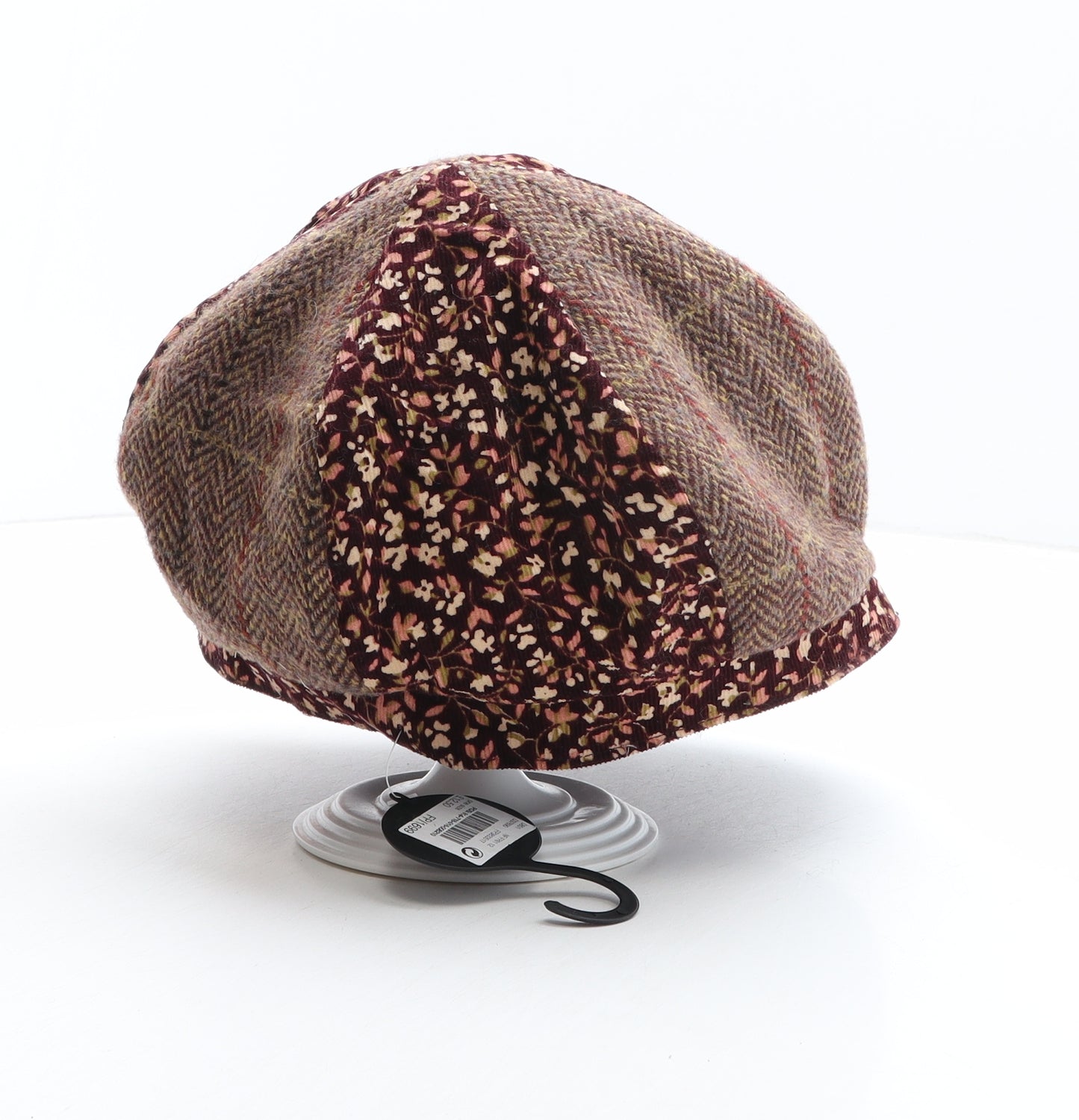 NEXT Womens Multicoloured Floral Polyester Peaked Cap One Size - Flower Detail