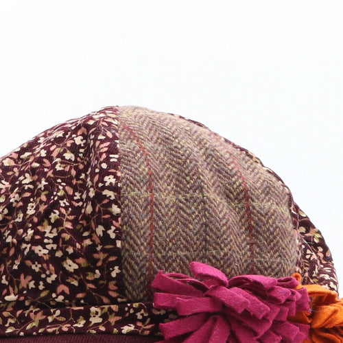 NEXT Womens Multicoloured Floral Polyester Peaked Cap One Size - Flower Detail