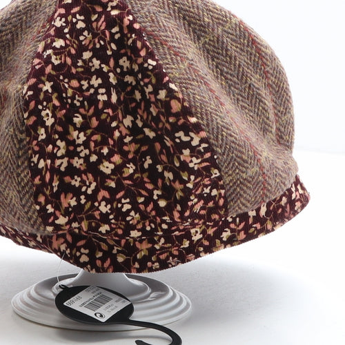 NEXT Womens Multicoloured Floral Polyester Peaked Cap One Size - Flower Detail