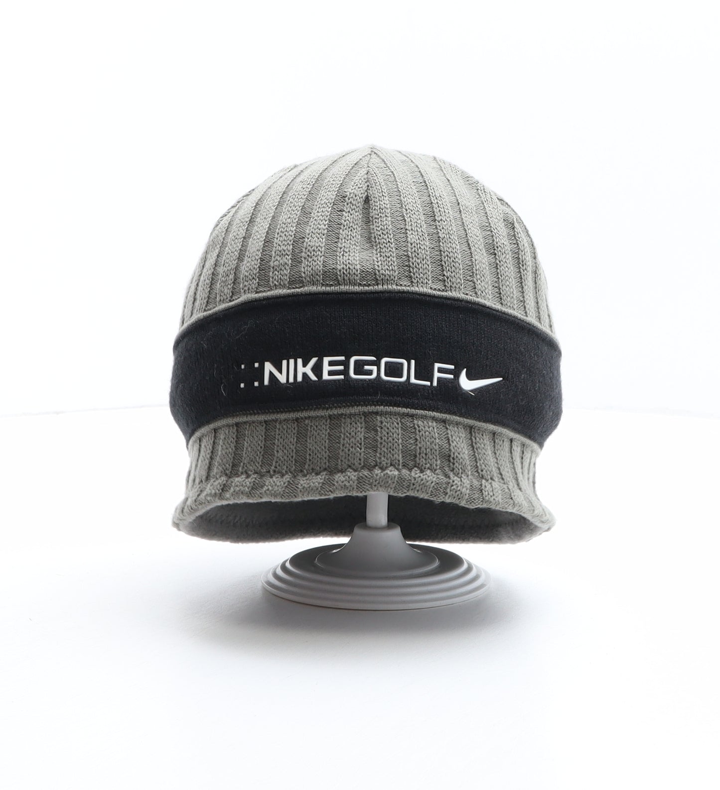 Nike Mens Grey Acrylic Beanie One Size - Nike Golf