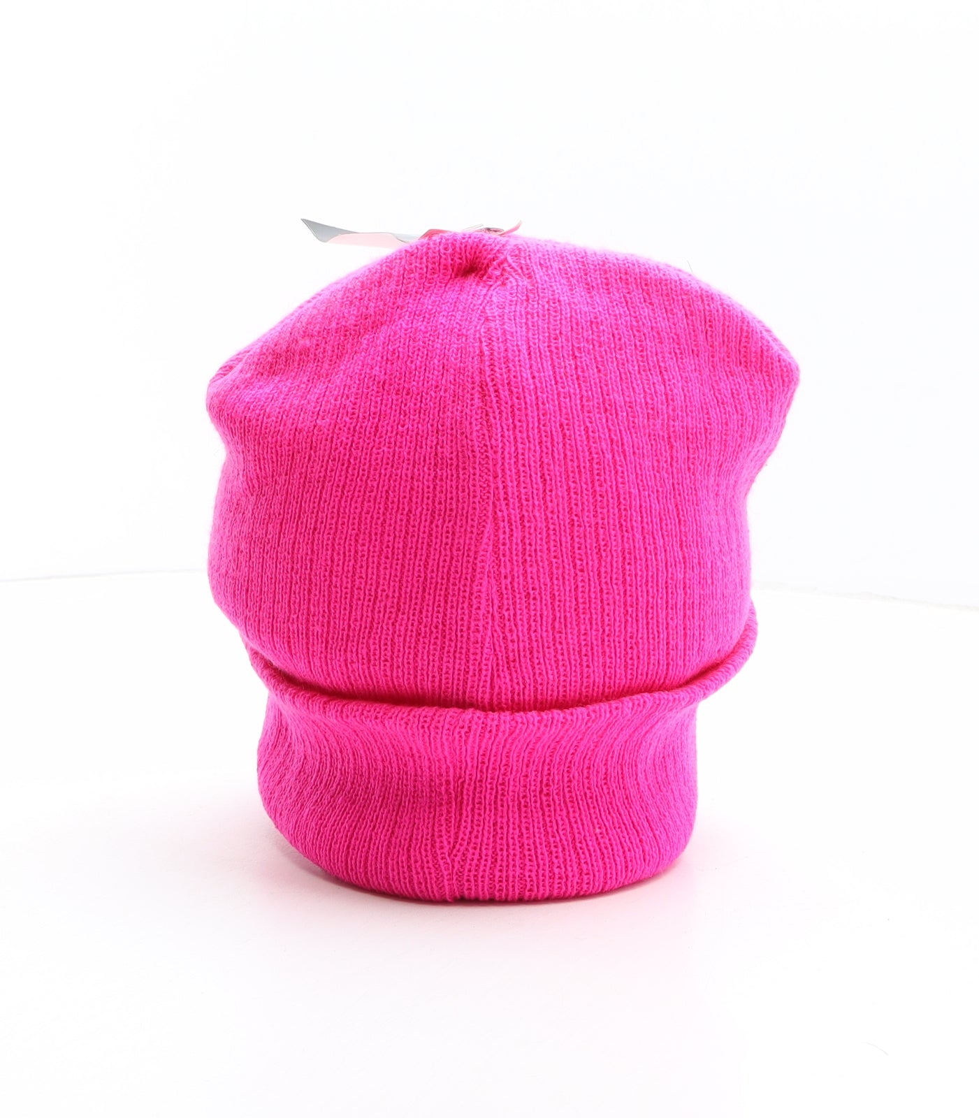 Loppy Hat Womens Pink Acrylic Beanie One Size