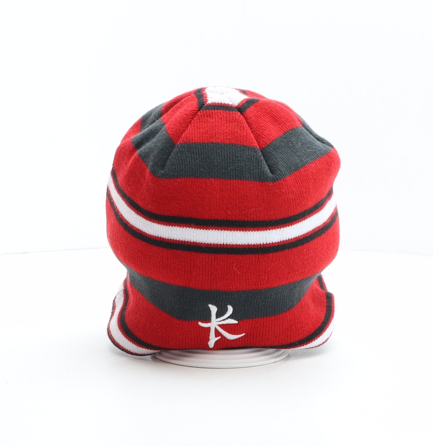 Kukri Mens Multicoloured Striped Polyester Beanie One Size - Ulster Rugby