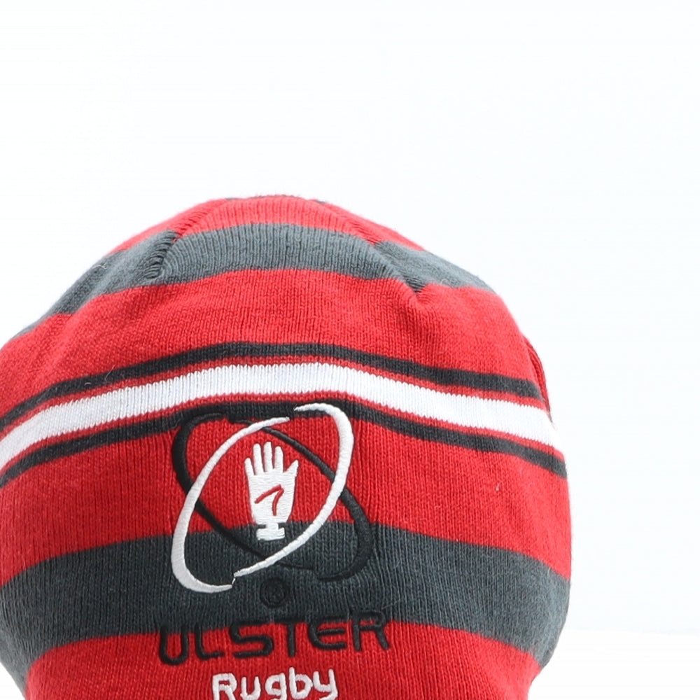 Kukri Mens Multicoloured Striped Polyester Beanie One Size - Ulster Rugby