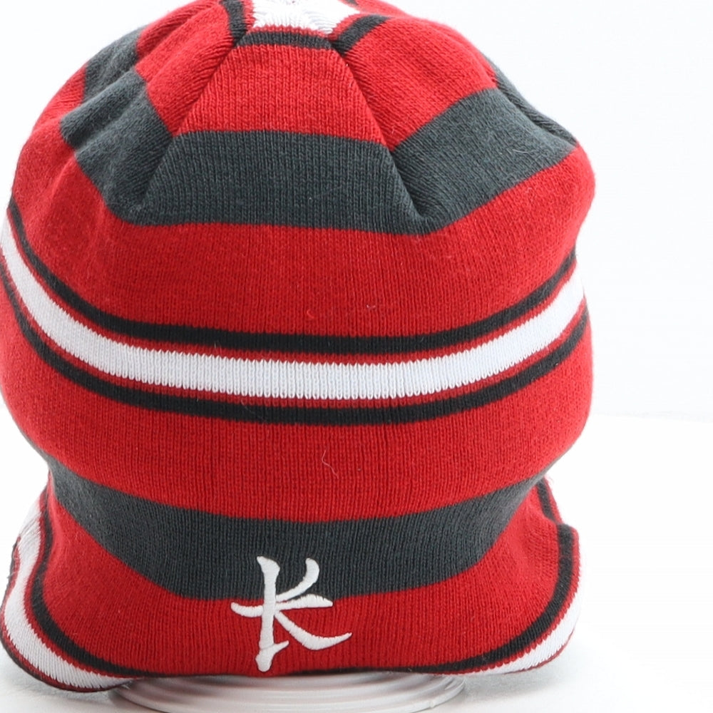 Kukri Mens Multicoloured Striped Polyester Beanie One Size - Ulster Rugby