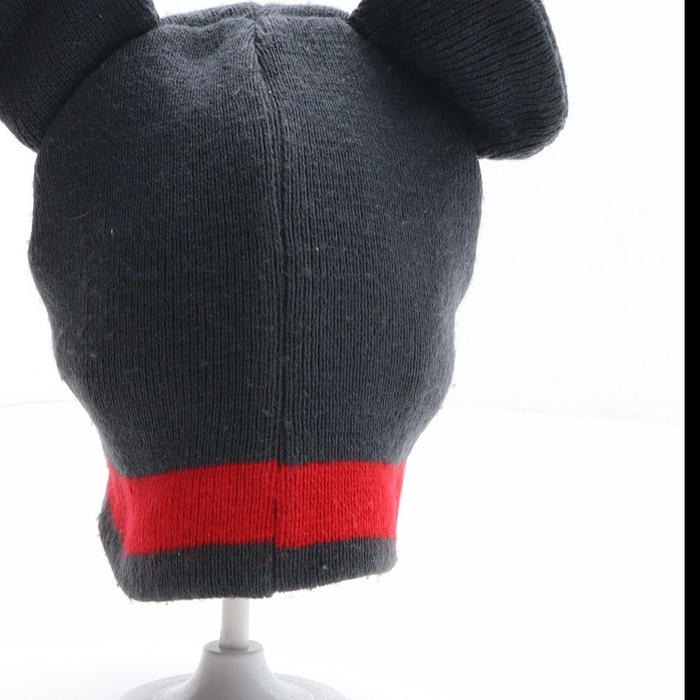 Disney Boys Grey Acrylic Beanie One Size - Disney, Mickey Mouse