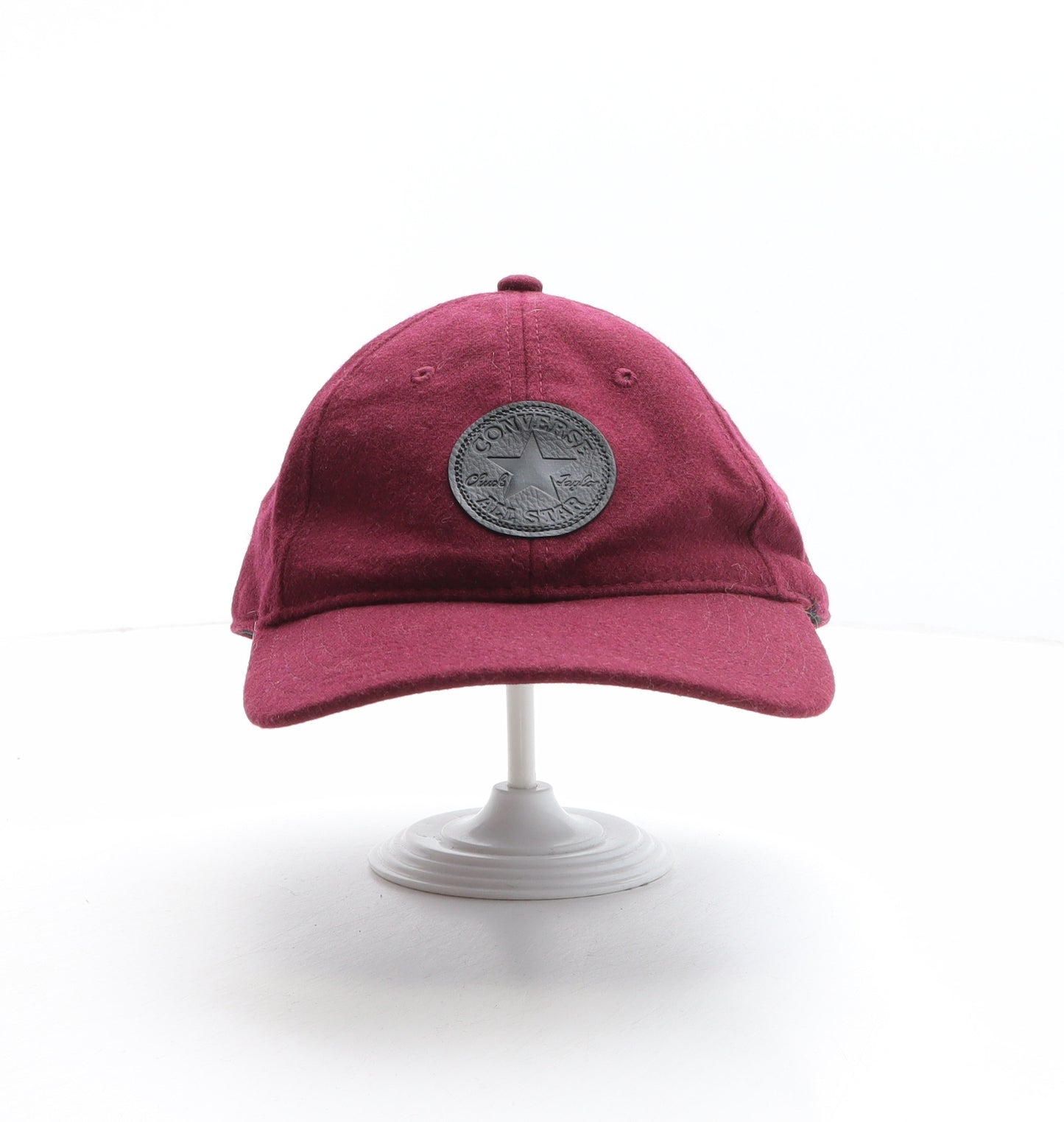 Converse Mens Red Wool Baseball Cap One Size