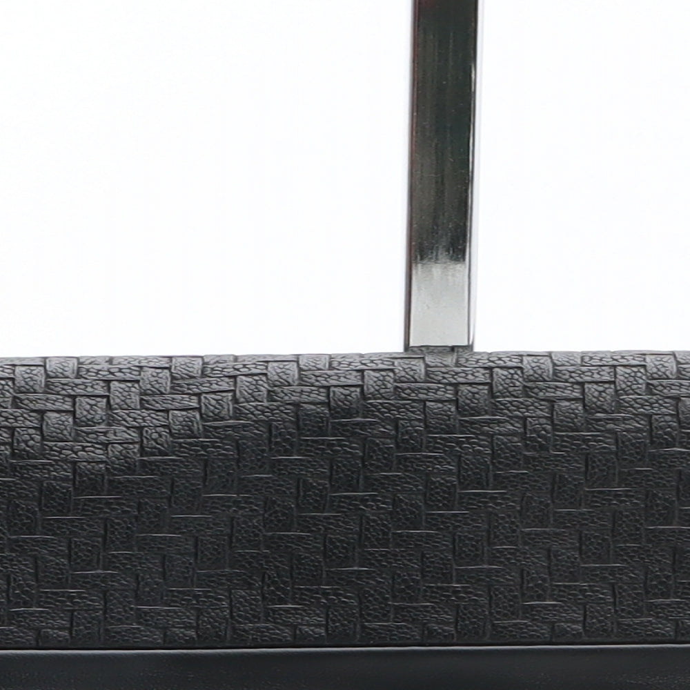 ghd Womens Black Herringbone Polyurethane Clutch Size Medium - Travel Bag