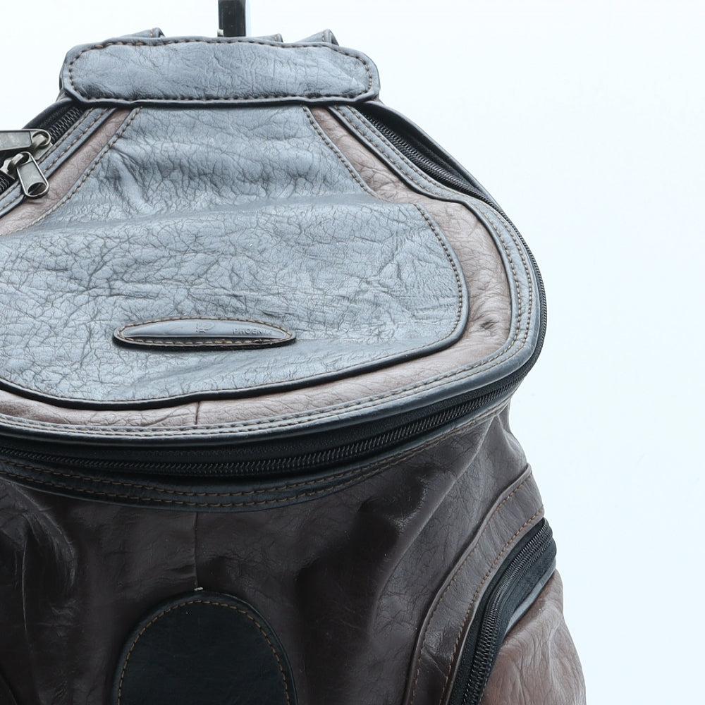 Phoenix Womens Brown Leather Backpack Size Medium