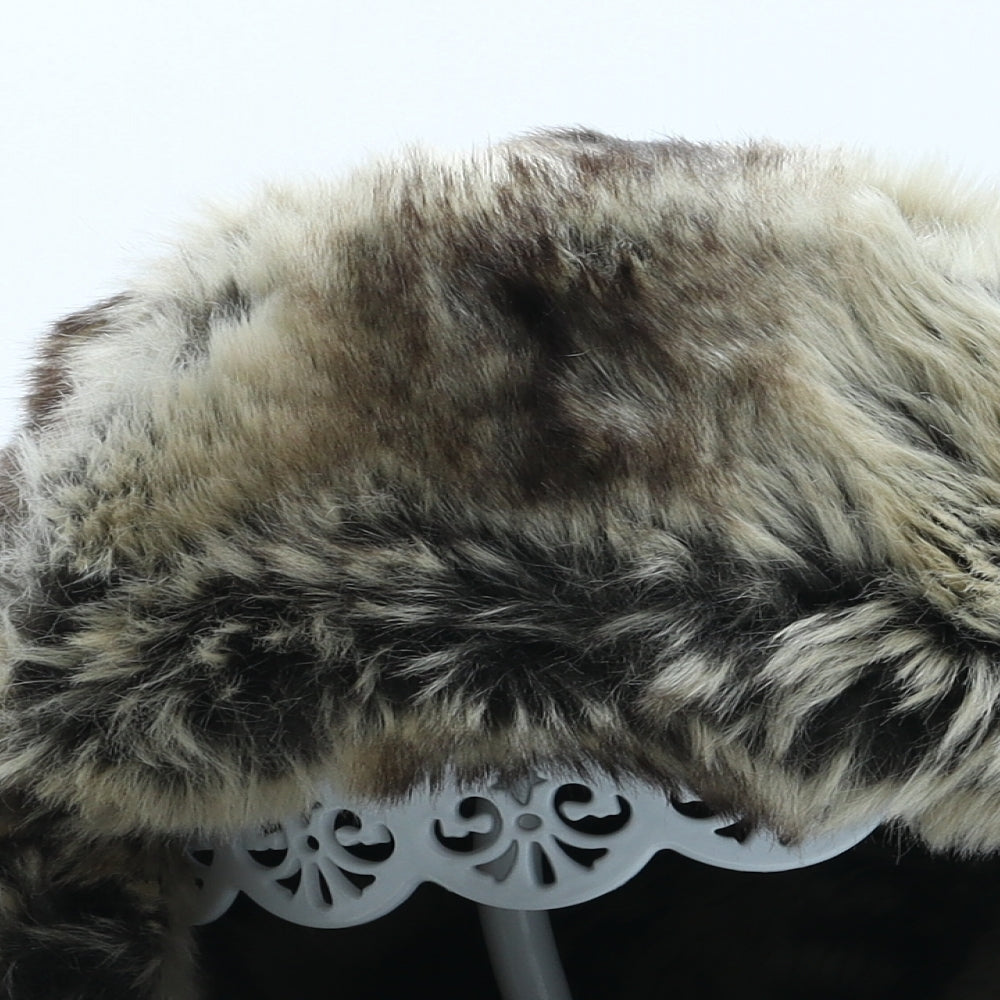 Atmosphere Womens Brown Acrylic Trapper Hat One Size