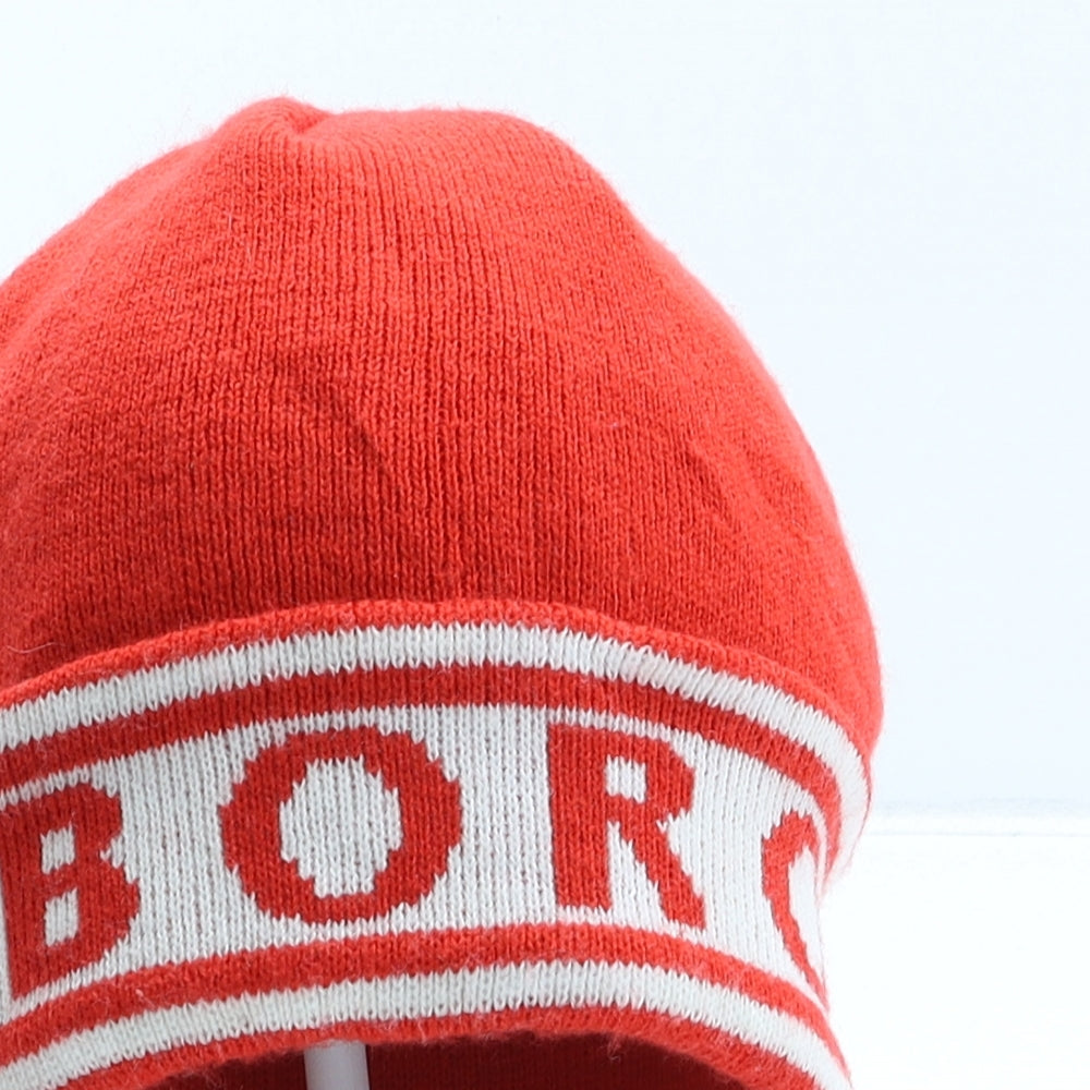 ESP Boys Red Acrylic Beanie One Size - Boro