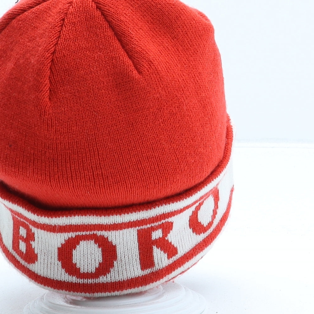 ESP Boys Red Acrylic Beanie One Size - Boro