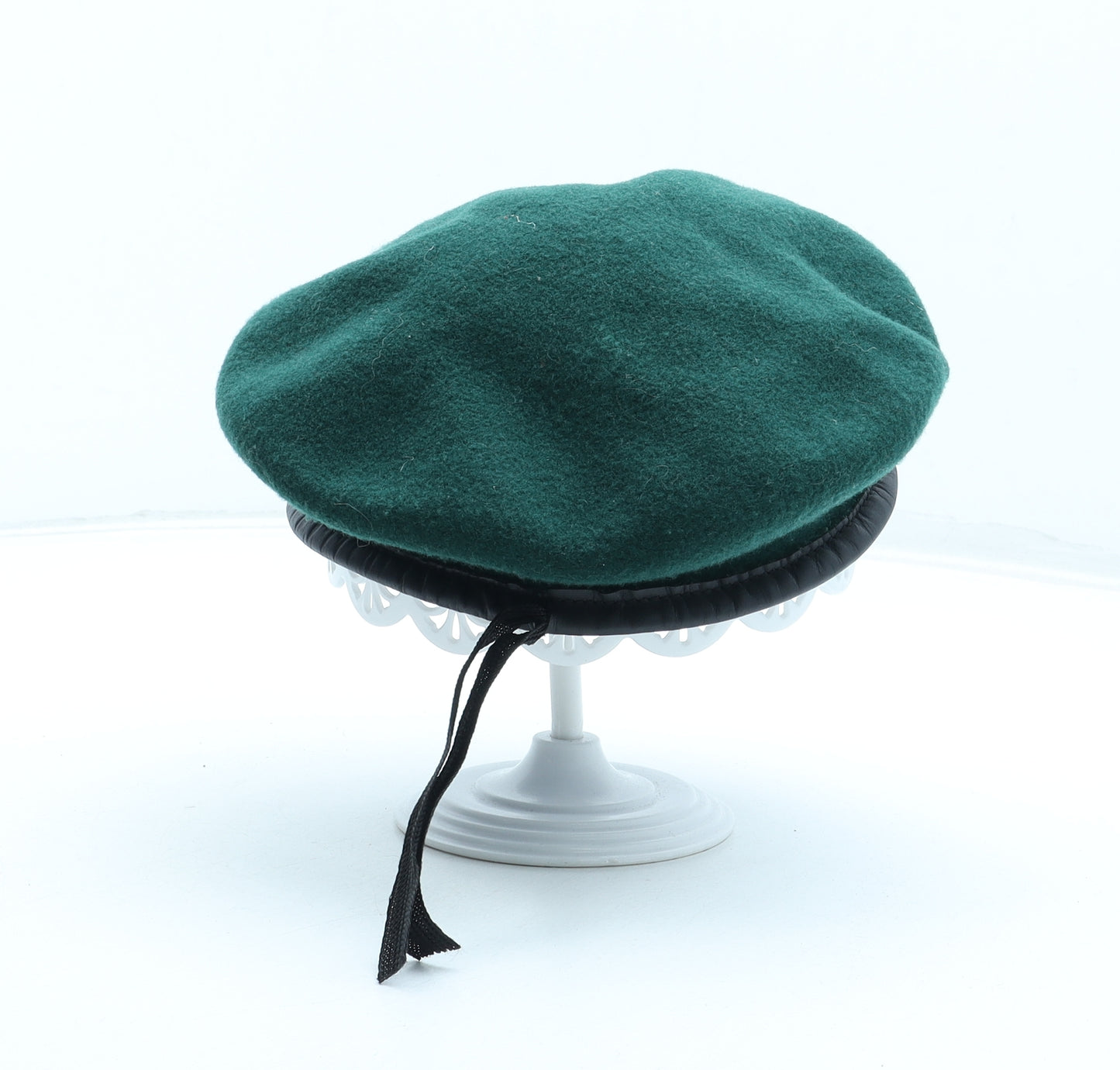 Firmin Mens Green Wool Beret One Size
