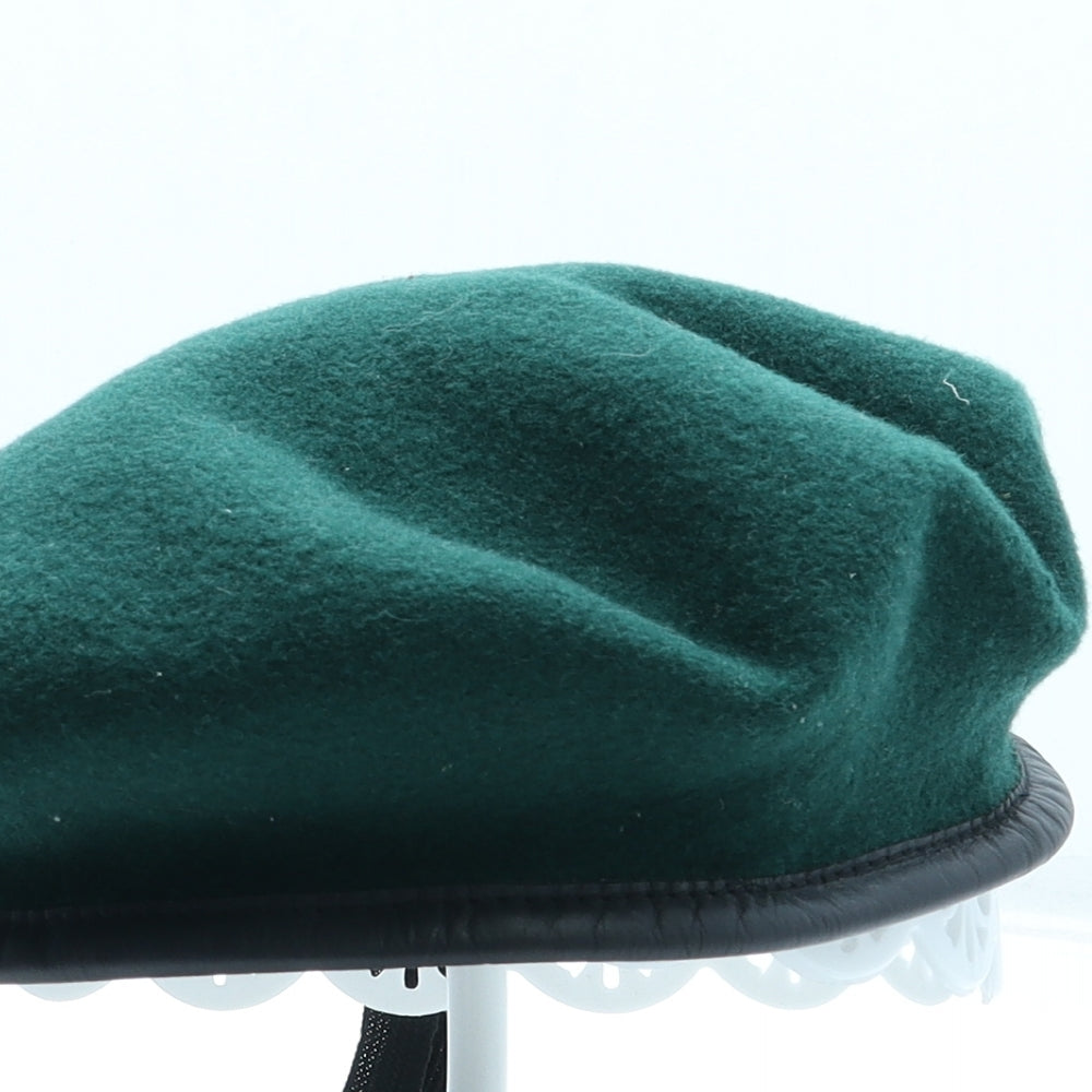 Firmin Mens Green Wool Beret One Size
