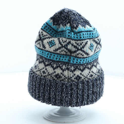 Superdry Mens Multicoloured Acrylic Beanie One Size - Logo