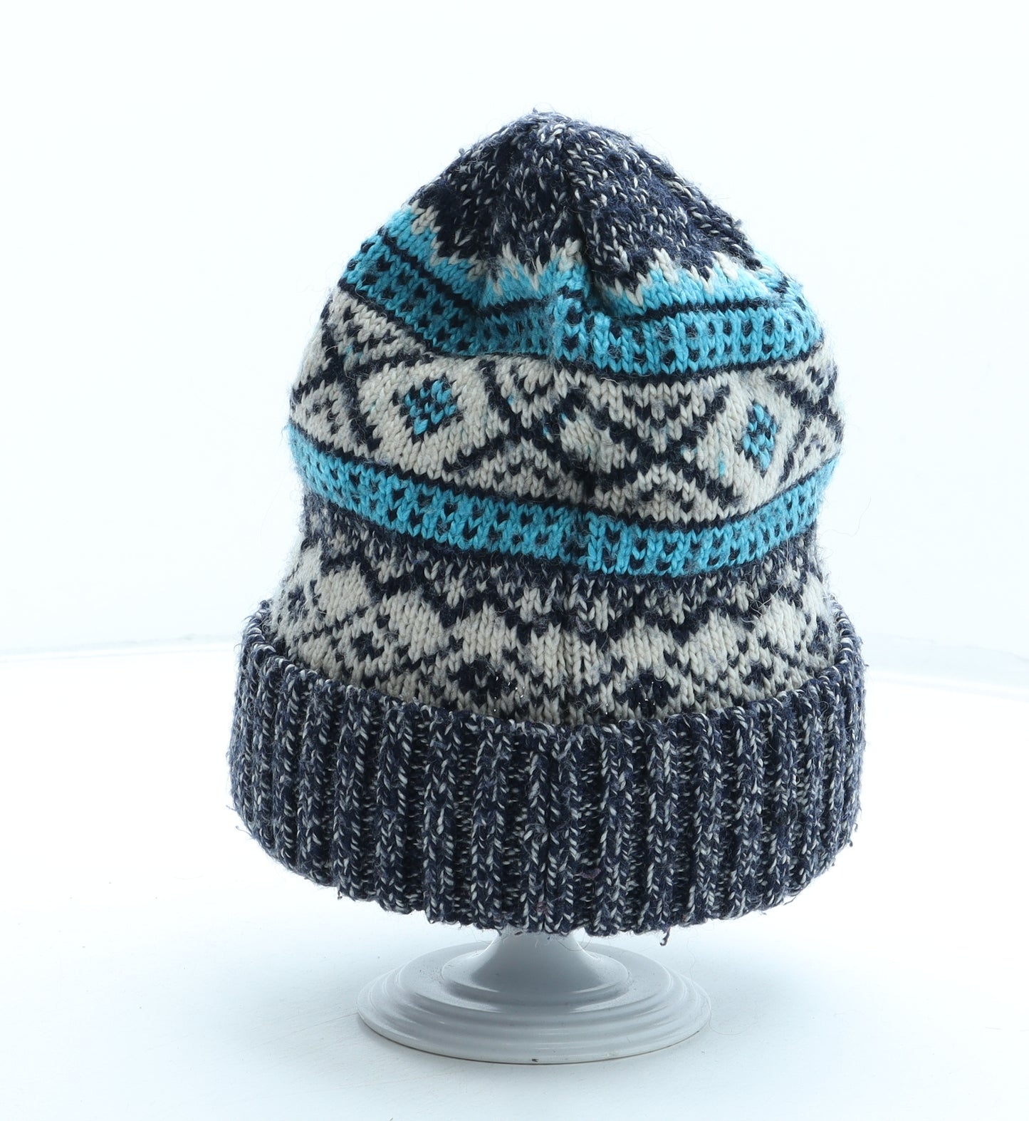 Superdry Mens Multicoloured Acrylic Beanie One Size - Logo