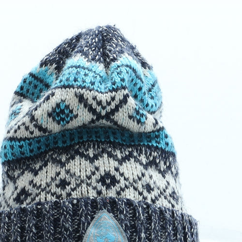 Superdry Mens Multicoloured Acrylic Beanie One Size - Logo