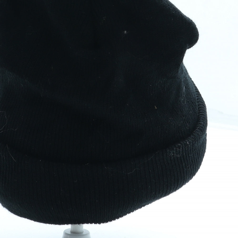 Preworn Boys Black Acrylic Beanie One Size - Roblox