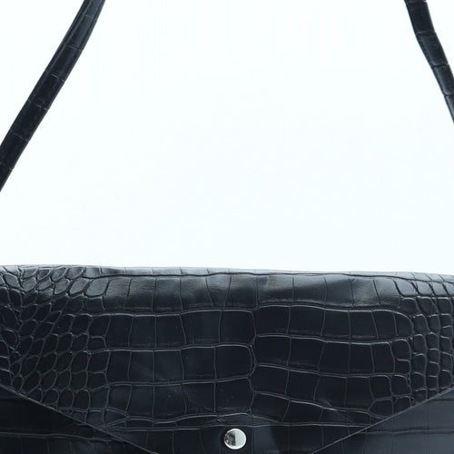 George Womens Black Polyurethane Crossbody Size Small