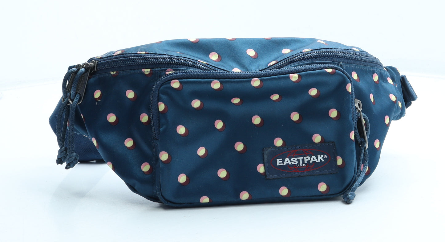 Eastpak Womens Blue Polka Dot Polyester Belt Bag & Waist Pack Size Small