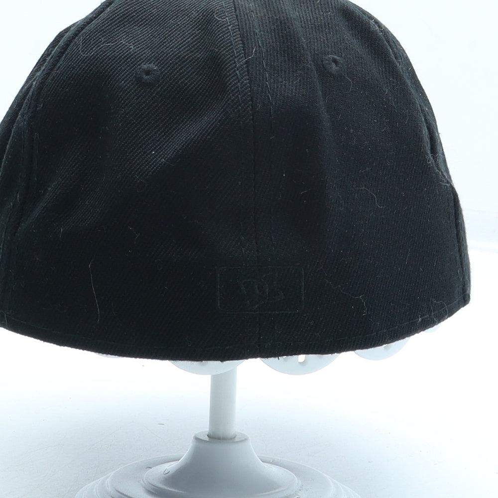 DC Shoes Mens Black Check Cotton Snapback Size 6 3/4 - Logo