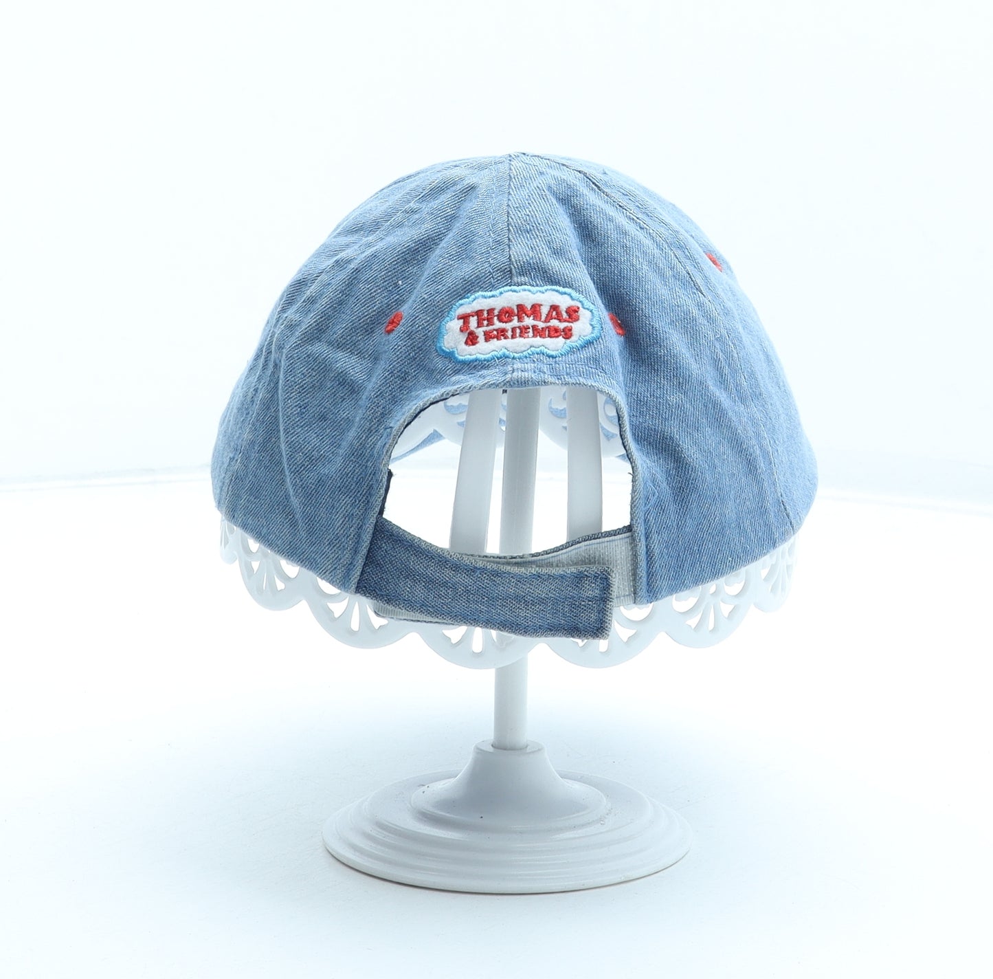 Marks and Spencer Boys Blue Geometric Cotton Baseball Cap Size Adjustable - Thomas the Tank Engine