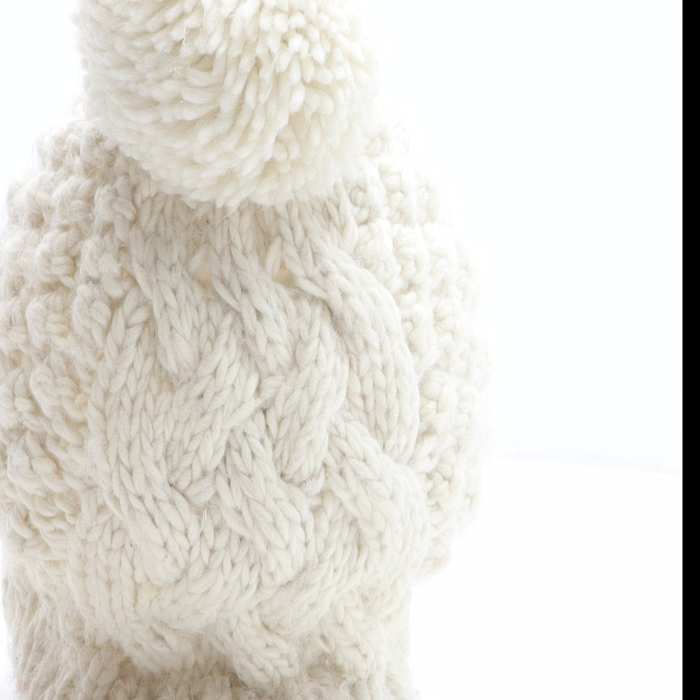 RJR.John Rocha Womens Ivory Acrylic Bobble Hat One Size