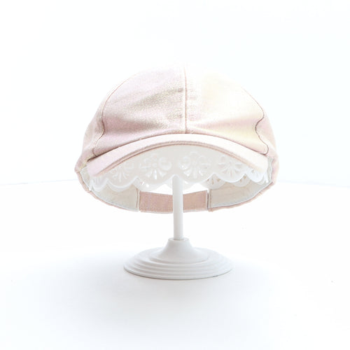 Primark Girls Pink Viscose Baseball Cap One Size - Size 10+ years