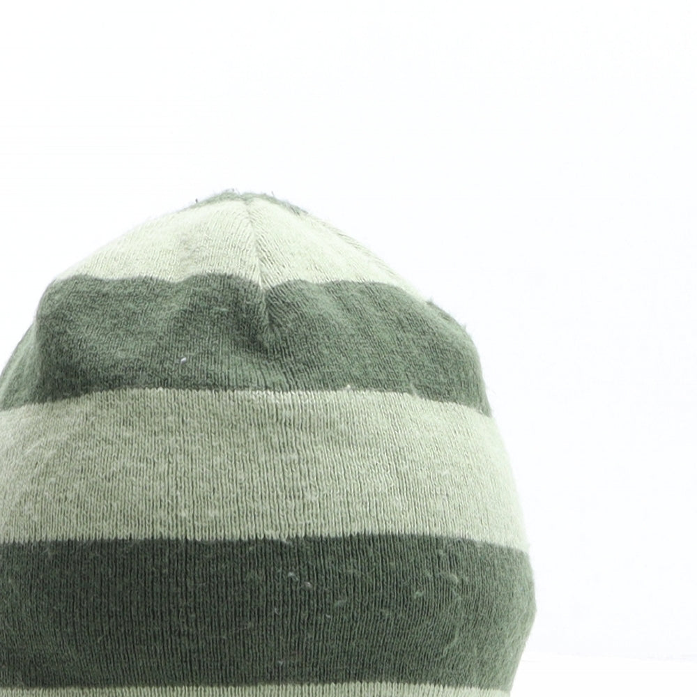 AIRWALK Mens Green Striped Acrylic Beanie One Size