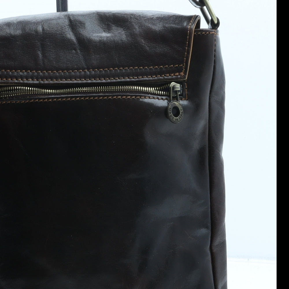 Cuoio Toscana Womens Brown Leather Crossbody Size Medium