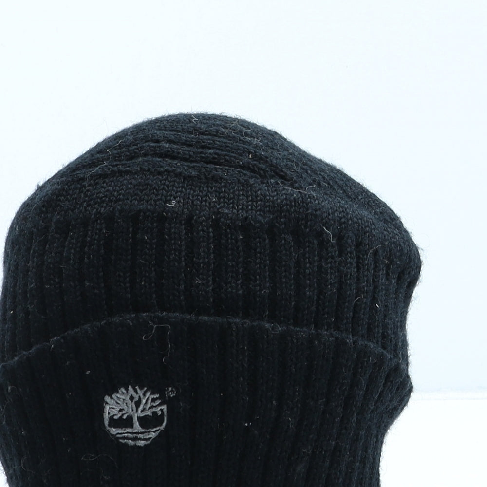 Timberland Boys Black Acrylic Beanie One Size