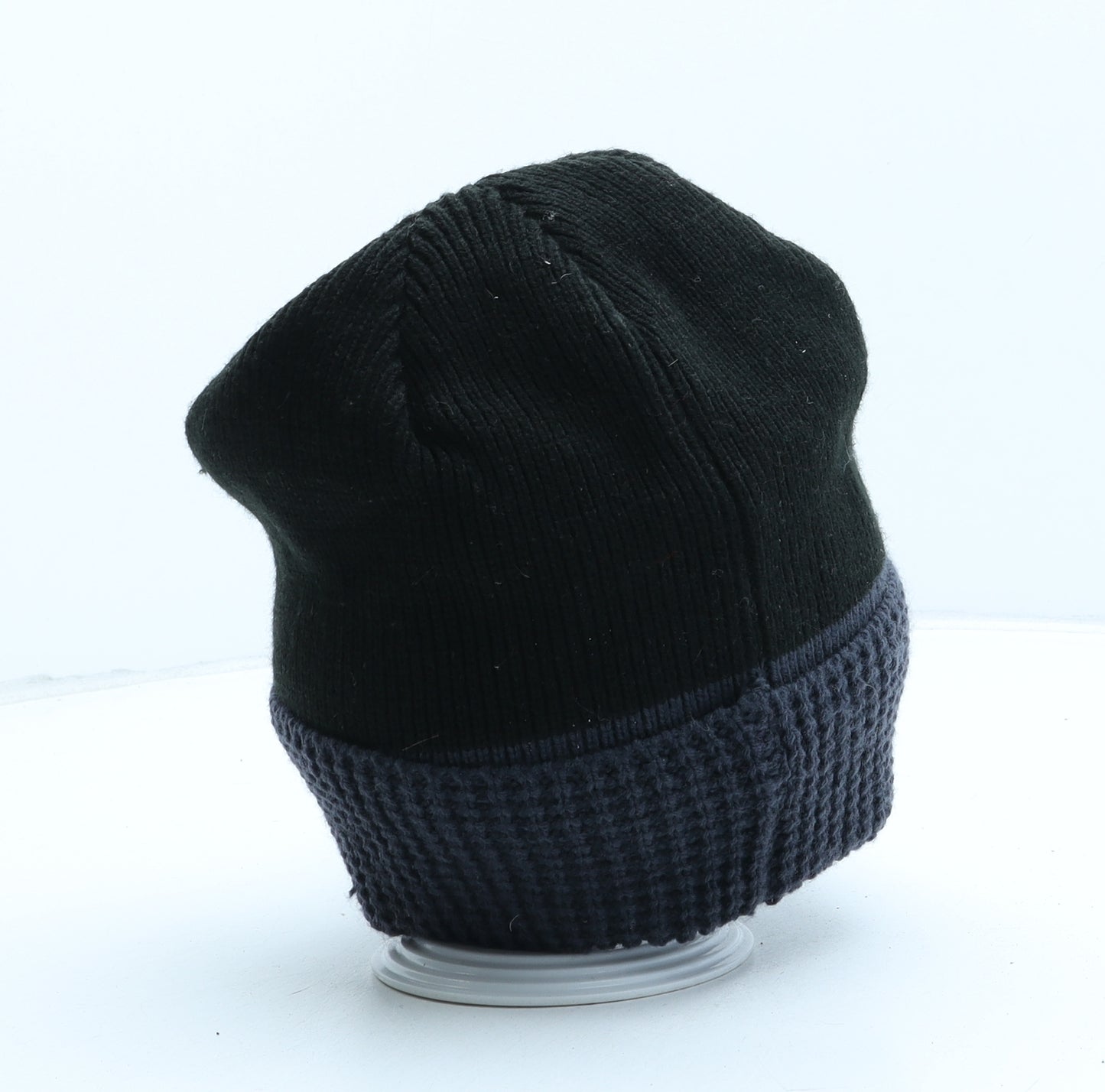 Trespass Mens Black Acrylic Beanie One Size - Peaked