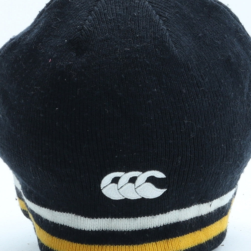 Canterbury Mens Blue Acrylic Beanie One Size - Scotland Rugby