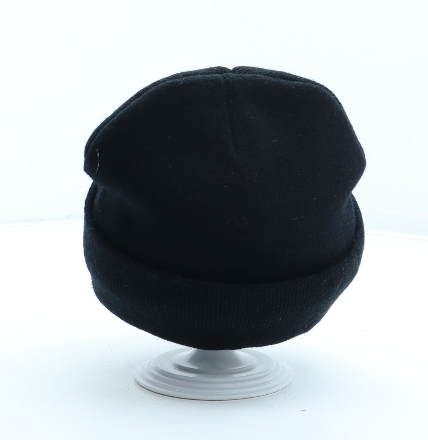 Sports Mens Black Acrylic Beanie One Size