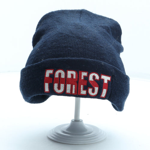 Preworn Mens Blue Acrylic Beanie One Size - England Forest