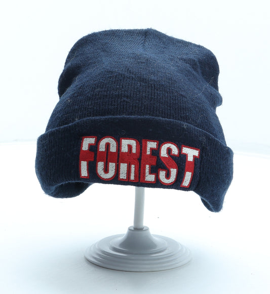 Preworn Mens Blue Acrylic Beanie One Size - England Forest