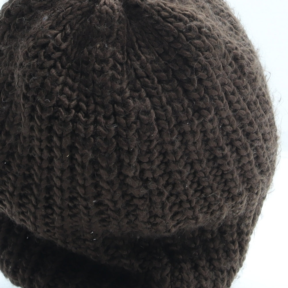 UGG Womens Brown Acrylic Beanie One Size