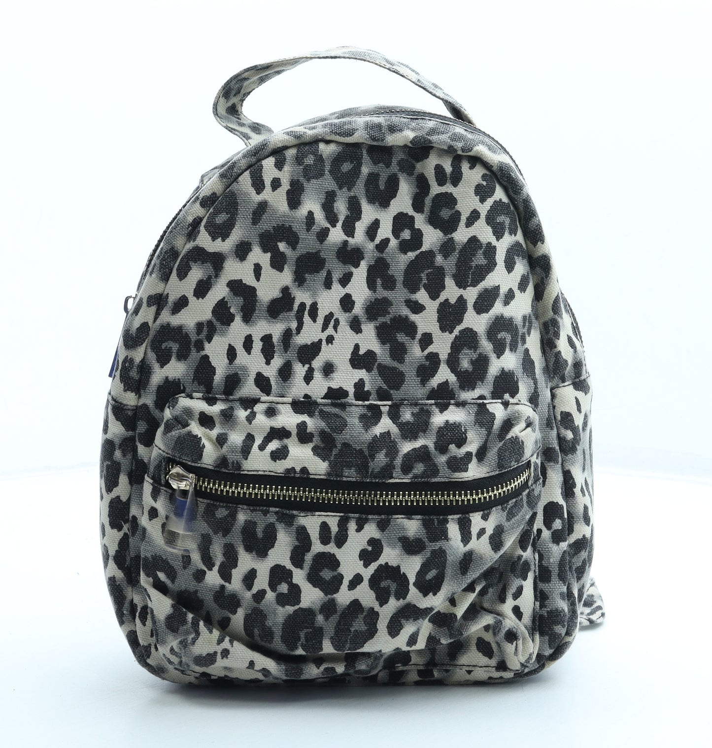 Neon Sheep Womens Brown Animal Print Polyester Backpack Size Medium - Leopard Print
