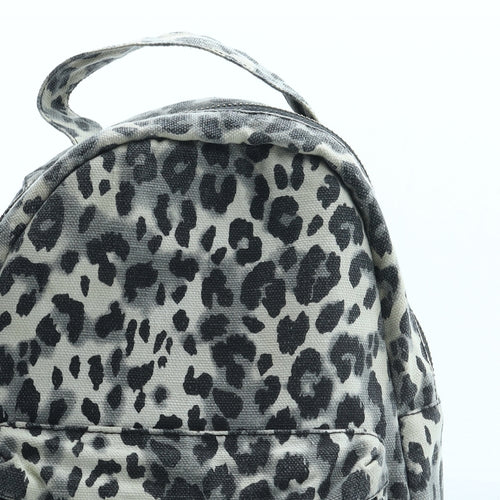 Neon Sheep Womens Brown Animal Print Polyester Backpack Size Medium - Leopard Print