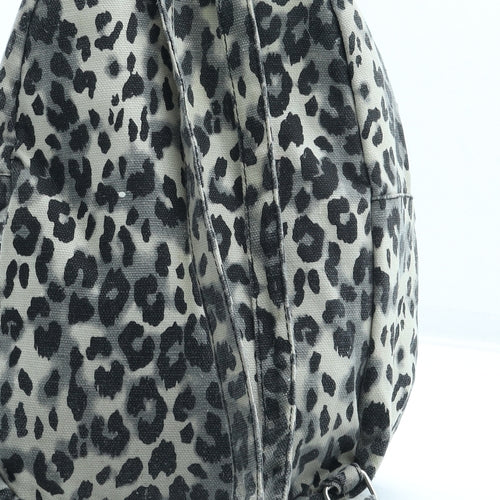 Neon Sheep Womens Brown Animal Print Polyester Backpack Size Medium - Leopard Print