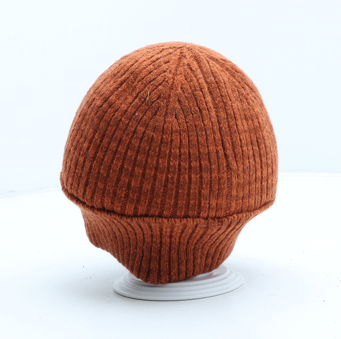 Primark Womens Orange Acrylic Beanie One Size