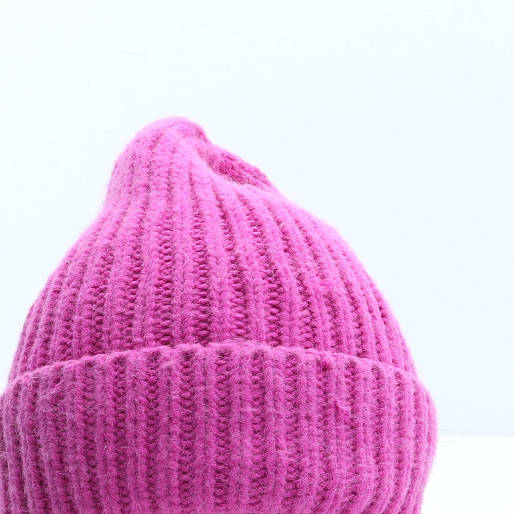 Primark Womens Pink Acrylic Beanie One Size