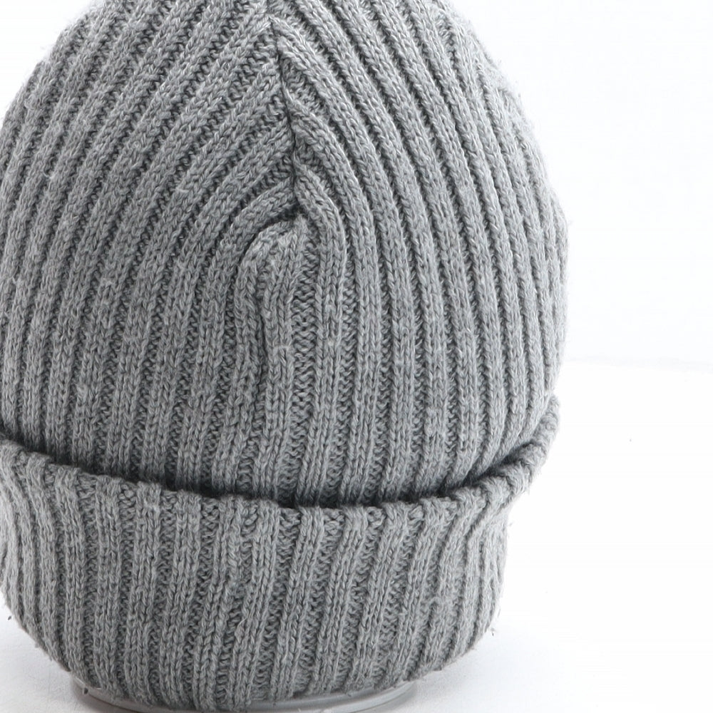 NEXT Boys Grey Acrylic Beanie One Size - Size 5-6 years